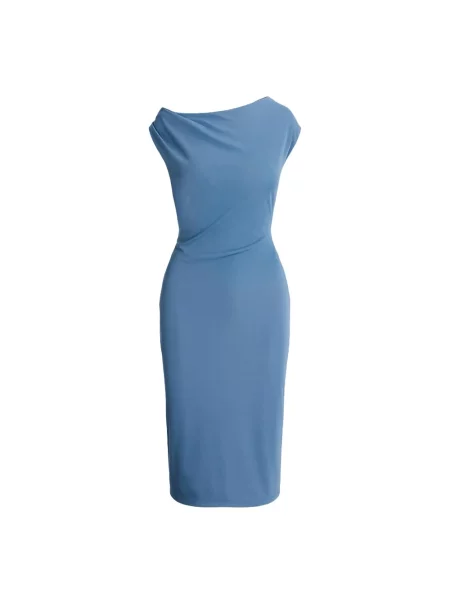 Ralph Lauren Sukienki Kobieta M Sukienka Midi Lauren Ralph Lauren niebieski