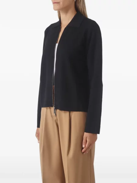 Gulerat cardigan Max Mara negru
