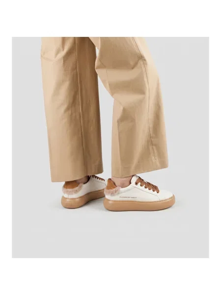 Sneakersy Alexander Smith skórzane białe