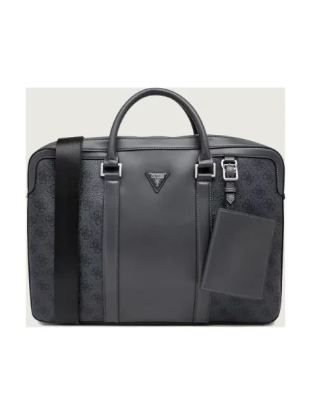 GUESS Laptoptáskák MILANO fekete szürke