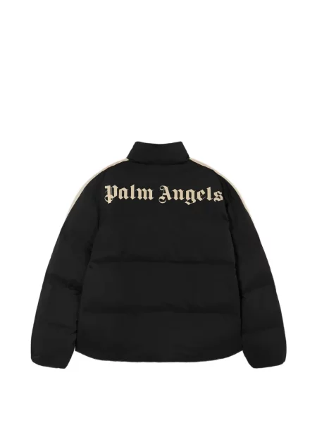 Klasická běžecká bunda Palm Angels s autogramem černá