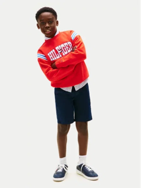 Tommy Hilfiger Szövet rövidnadrág Essential Sötétkék