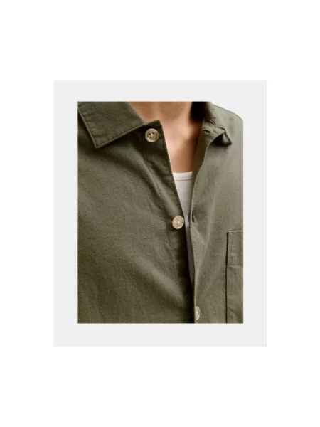 JACK & JONES Košulja JJETRISTAN maslinasta zelena