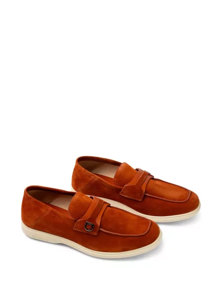 Pantofi loafer Ferragamo portocaliu