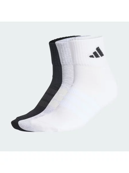 PONOŽKY CUSHIONED SPORTSWEAR ANKLE SOCKS – 3 PÁRY bílé