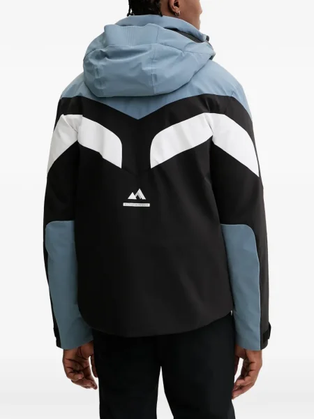 Geacă Ea7 Emporio Armani cu glugă negru