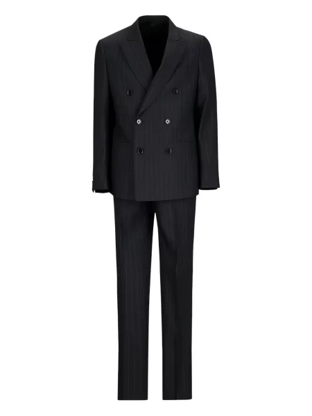 Costum Lardini cu dungi de costum negru