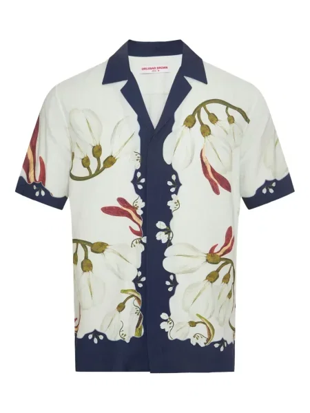 Риза Orlebar Brown бяло