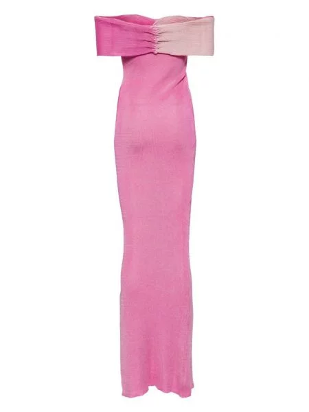 Megztas maxi suknele Baobab Collection rožinė