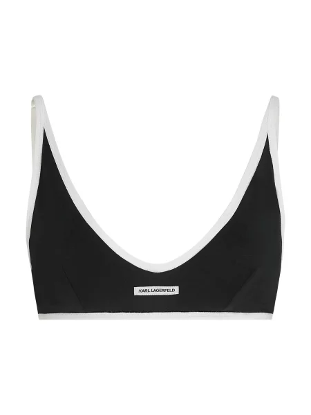 Karl Lagerfeld Sutien negru alb