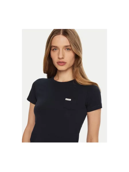 Guess Koszulki Kobieta L T-Shirt niebieski