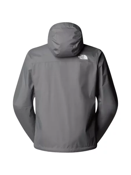 Geacă The North Face cu glugă gri