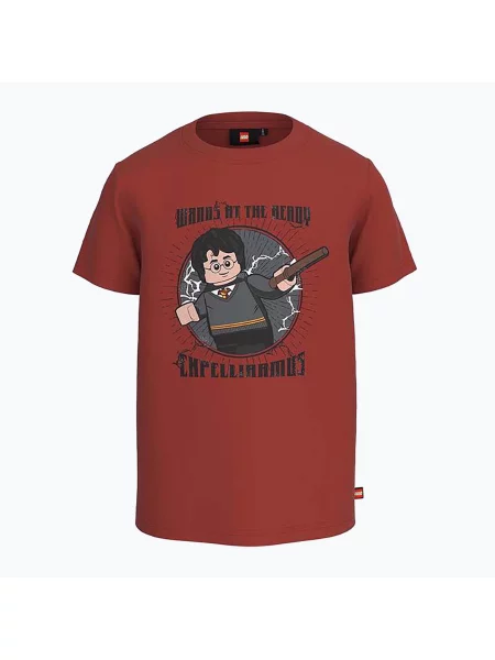 Tricou Lego Lwtaylor închis pentru copii roșu