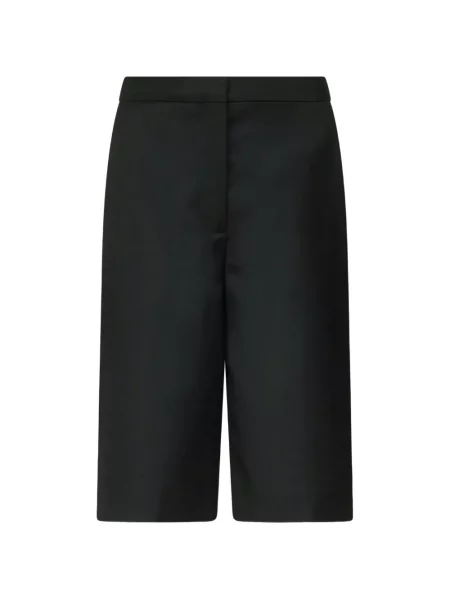 Pantaloni scurți Loulou De Saison de lână negru