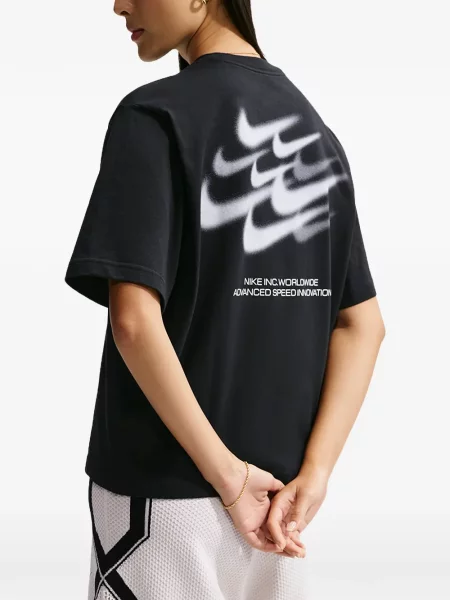 Lung geacă cămașă Nike cu imagine alergare portocaliu