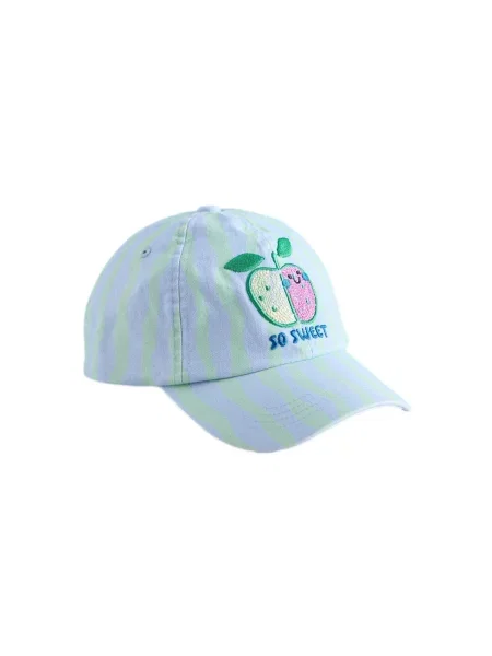 Next Pălărie Apple Placement deschis / verde / verde deschis / roz albastru