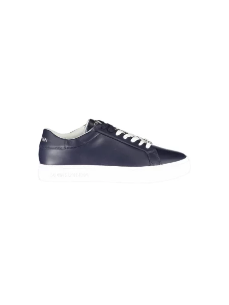 Trampki Calvin Klein skórzane niebieskie