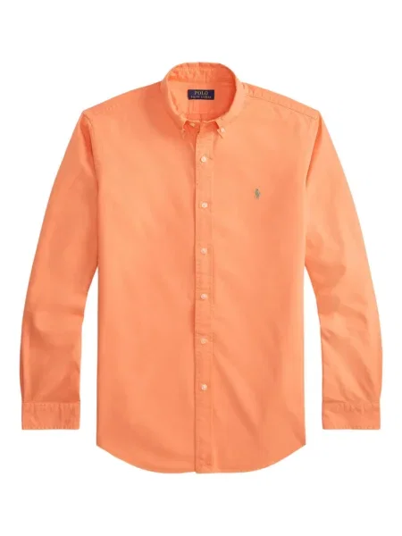 Dlouhá pruhovaná s límcem kšiltovka Polo Ralph Lauren modrá