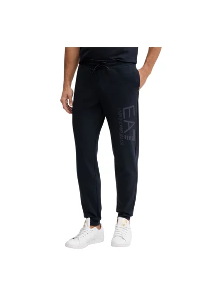 Spodnie dresowe Emporio Armani Ea7 niebieskie