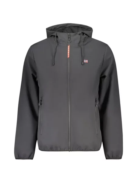Geacă Norwegian Rain cu glugă negru