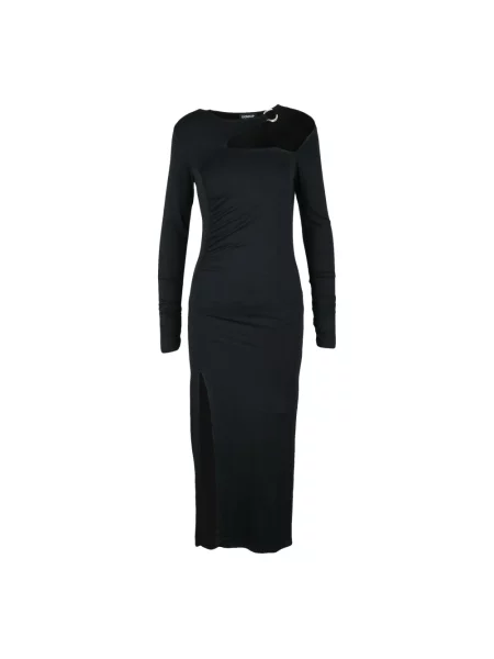 Długa sukienka maxi Dondup czarna