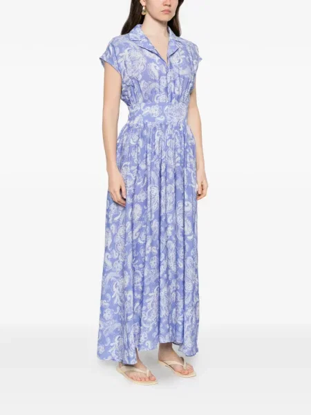 Rochie Max & Moi asimetrică albastru