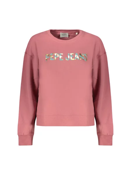 Bluza Pepe Jeans z długim rękawem różowa