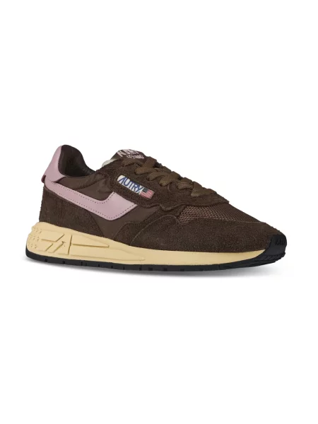 Sneakersy Autry brązowe
