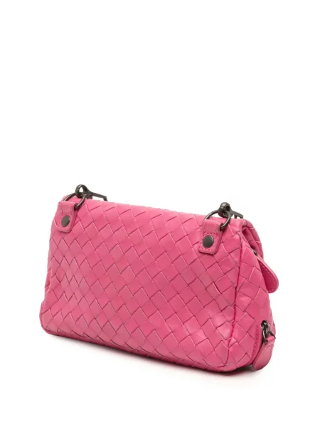 Mini náhrdelník Bottega Veneta Pre-owned růžový