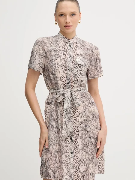 Marc Aurel rochie mini drept bej