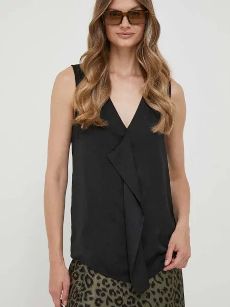 Bluza United Colors of Benetton glatka crna