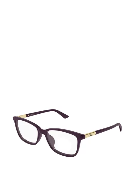 Ochelari de soare Chloé cu imprimeu geometric violet