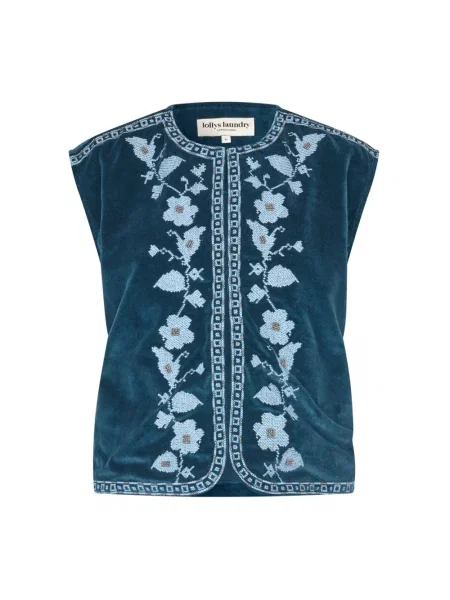 Kamizelka Lollys Laundry niebieska
