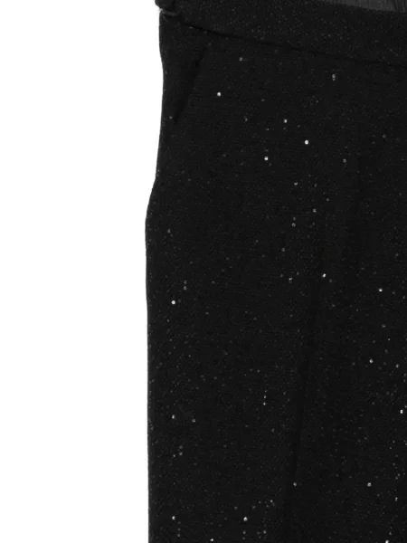 Bouclé kalhoty Tom Ford černé