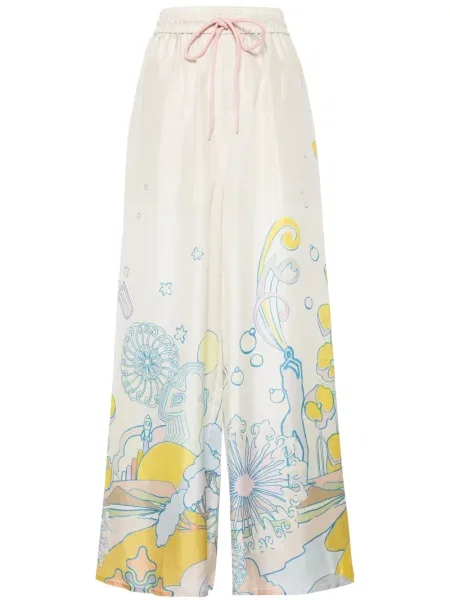 Pantaloni Zimmermann cu imagine