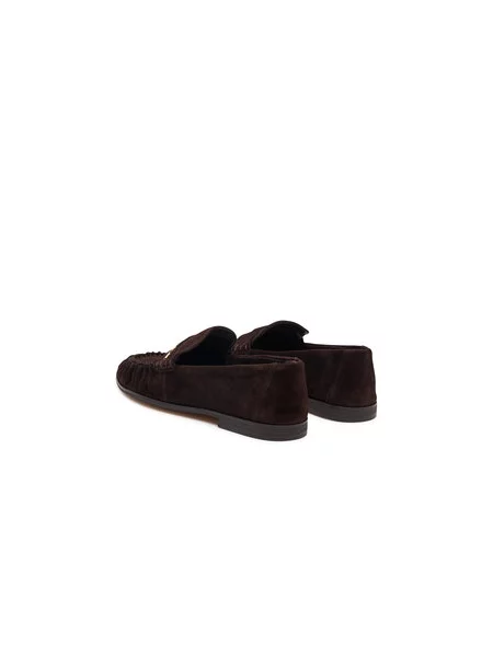Loaferice Steve Madden Tamno smeđa