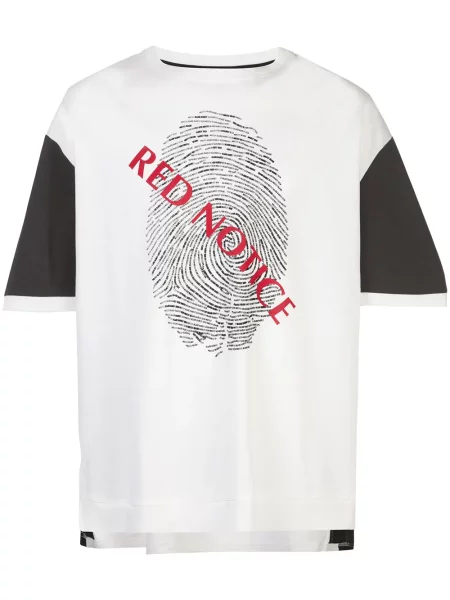 Tricou Mostly Heard Rarely Seen cu imagine scurt alb