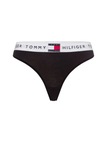 Tommy Hilfiger Stringi Stringi klasyczne Kobiety S czarny