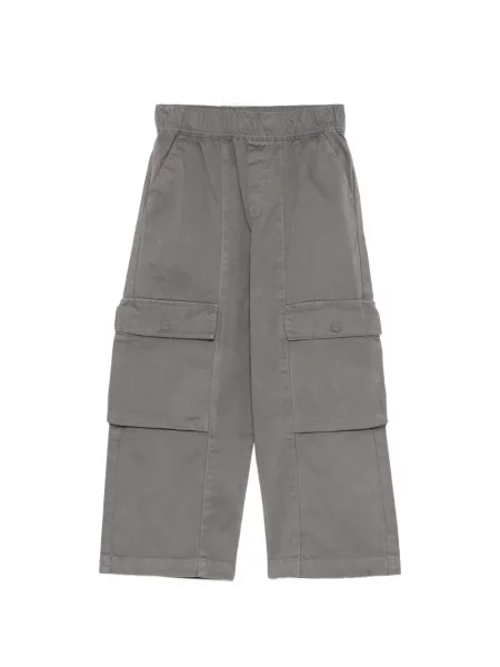 Spodnie cargo dziecięce Moschino szare