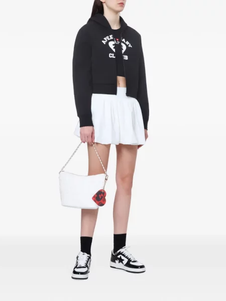 Hanorac cu glugă Apee™ By *a Bathing Ape® cu imagine negru
