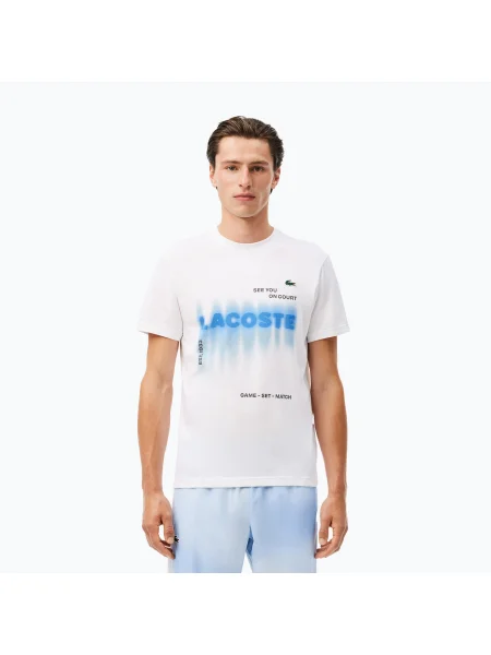 Olcsóbban. Lacoste férfi póló fehér. Méret: L fehér