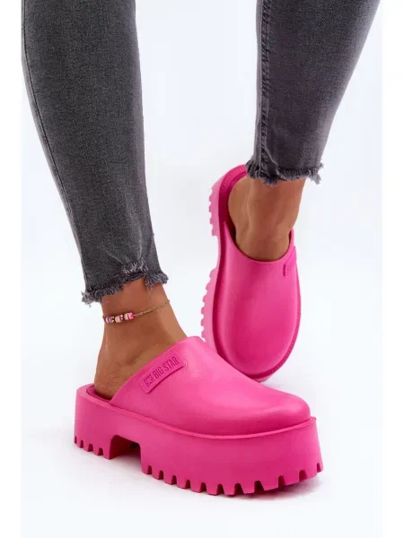 Šľapky Big Star Shoes ružová
