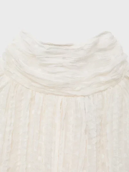 Блуза MANGO молочний