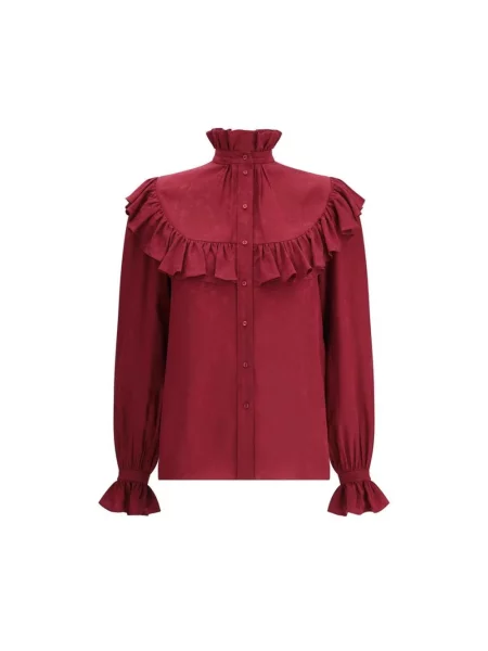 Bluzka Saint Laurent czerwona