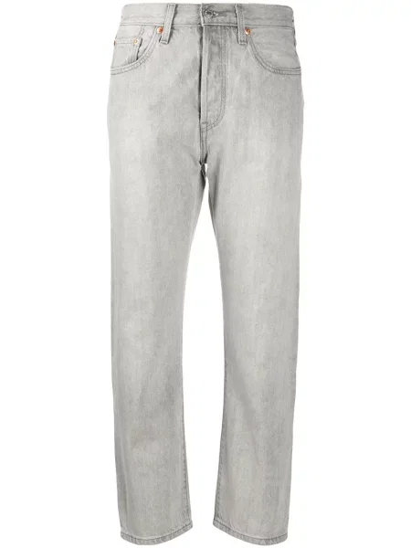 Decupat hanorac Levi's® cu autograf skinny fit gri