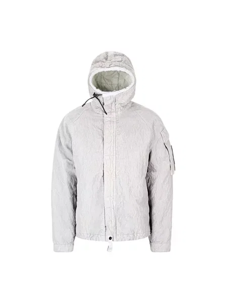 Lekka kurtka Stone Island z kamieniami szara