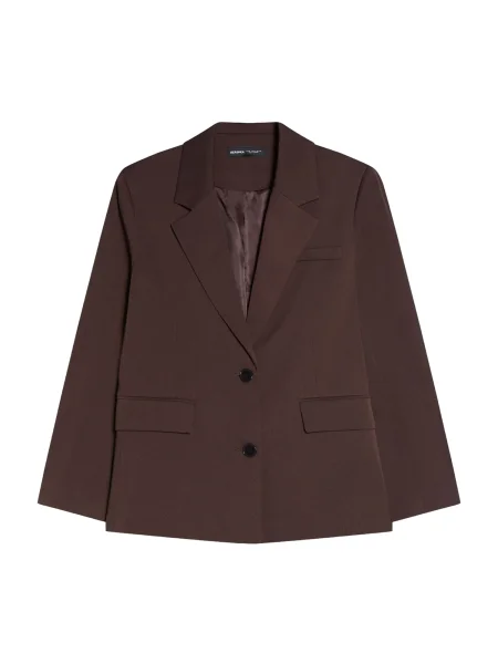 Bershka Blazer temno rjava