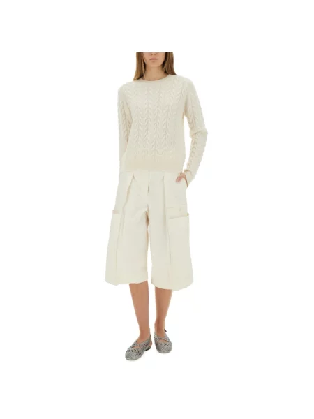 Sweter Max Mara z kaszmiru beżowy