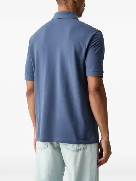 Polo Armani Exchange με κέντημα μπλε