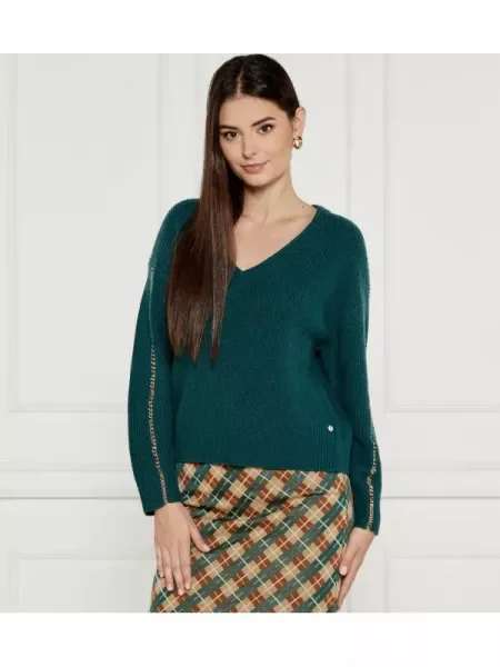 Marc Cain De lână pulover verde